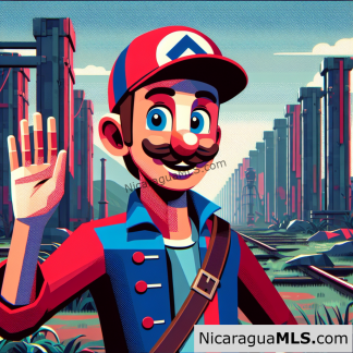 Super Mario saying hello!