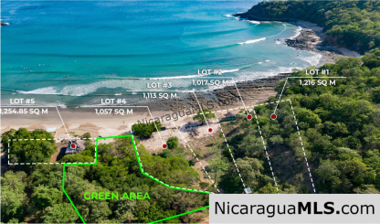 Beachfront Land for Sale located in Playa Remanso San Juan del Sur