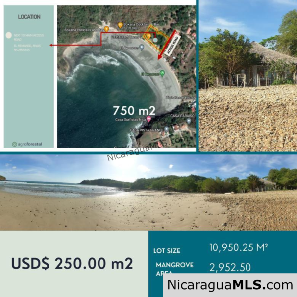 Beachfront Land for Sale located in Playa Remanso San Juan del Sur - Image 5