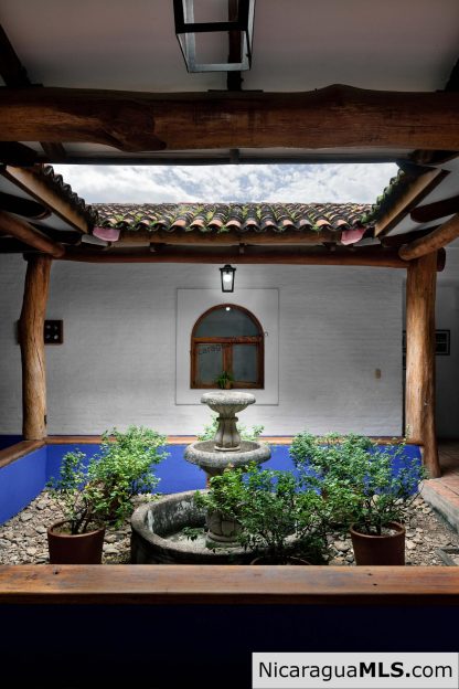 Casa Blu, a hacienda-style home near the beach.