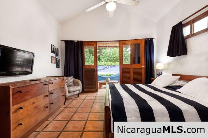 Casa Blu, a hacienda-style home near the beach.