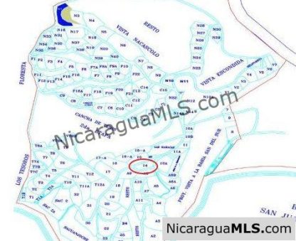 Lot 14 in Pacific Marlin San Juan del Sur