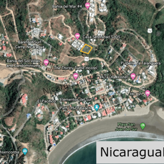 Two lots as one in Colinas del Miramar Development, San Juan del Sur