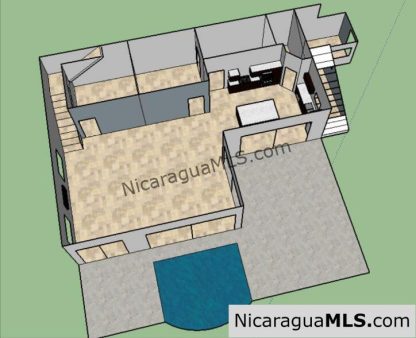 Five bedroom house in Surf Ranch Resort, Popoyo Beach.