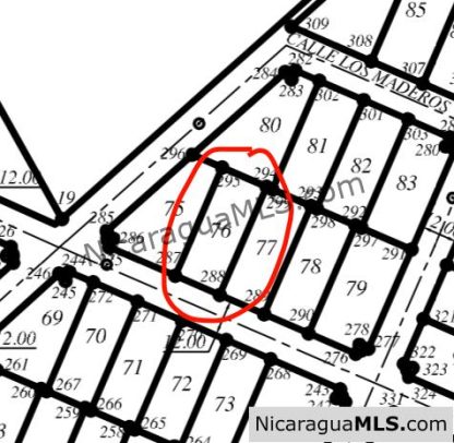 Wooded Lot Close to Beach Playa Marsella San Juan del Sur Nicaragua