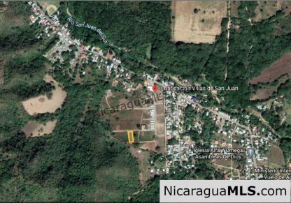 Lots available in residencial Villas de San Juan, San Juan del Sur – Nicaragua