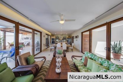 Villa 8 Verdemar, a luxurious two-story, 4-bedroom villa with an annex bungalow at the Guacalito Island Resort. Tola, Nicaragua.