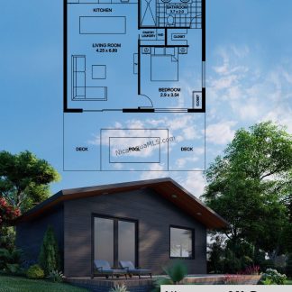 One bedroom Forest House, San Juan del Sur.