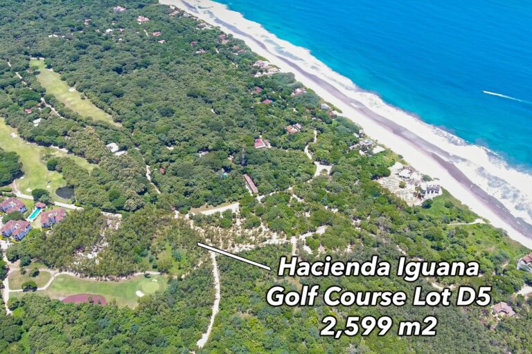 Price Update Alert! Enormous Golf Course Lot Near Surf & Sand in Hacienda Iguana