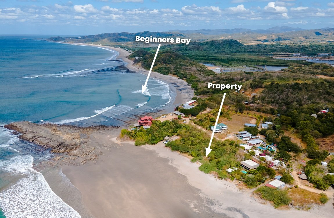 Beachfront Lot Close to Beginners Bay in Playa Popoyo, Nicaragua - Image 3
